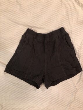 Women’s Charcoal Casual Cotton Shorts